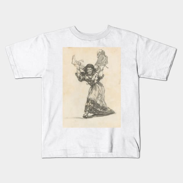 Unholy Union by Francisco Goya Kids T-Shirt by Classic Art Stall